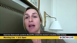 U.S. Open women's doubles champs celebrate their 'incredibly special' win News Clip