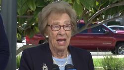 Holocaust survivor meets teens in swastika photo News Clip