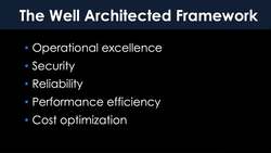 AWS Certified Solutions Architect Associate (SAA-C02) Exam Prep Course - The Well Architected Framework Instructional Video
