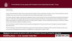 Federal leaders react to Trump, Carney call on tariffs News Clip