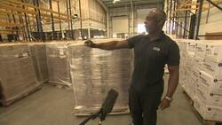 London distribution centre prepares PPE equipment News Clip