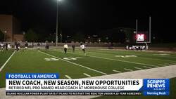 Retired NFL pro now head coach of football team at Morehouse College News Clip