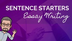 ESL - Writing/ Sentence Starters Instructional Video
