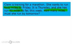 Writing Equations to Solve Real World Addition and Subtraction Problems Instructional Video