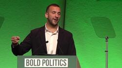 Polanski criticises Government over Palestine recognition during Green Party Conference address - full version News Clip