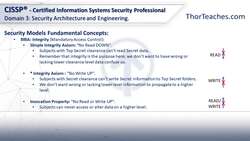 CISSP® Certification Domain 3: Security Architecture and Engineering Video Boot Camp for 2022 - Security models and concepts Instructional Video