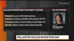 Palantir Makes Pitch to Investors Ahead of Direct Listing News Clip