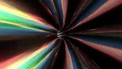 Futuristic light tunnel. Abstract background Stock Footage