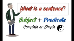 ESL - What is a sentence? - Subject & Predicate (Simple or Complete) Instructional Video
