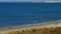 Le Boucanet, Le Grau du Roi, Gard, Occitanie, France Stock Footage