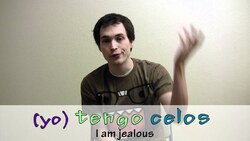 How to say "to be jealous" in Spanish (Día 47) Instructional Video