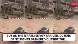 Israeli Ambassador Forced To Flee Senegal University Amid 'Free Palestine' Student Protest News Clip