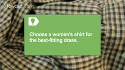 How to Turn a Collared Shirt into a Sexy Mini Dress Instructional Video