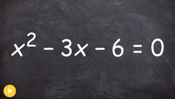 How to complete the square with fractions then solve the equation Instructional Video