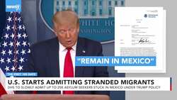 U.S. Welcomes Some Asylum-Seekers Who Were Awaiting Hearings In Mexico News Clip