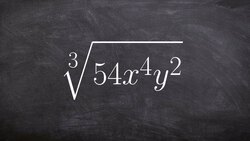 Simplifying a radical expression by using linear factorization Instructional Video