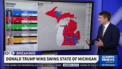 Donald Trump wins swing state of Michigan News Clip