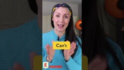 How To Pronounce Can't #Shorts Instructional Video