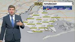 Warm and muggy conditions with a possible isolated shower later for Brooklyn News Clip