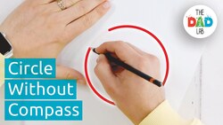 How to Draw a Circle without a Compass Instructional Video