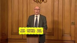 Stephen Powis speaks at daily press conference on Covid-19 from Downing Street News Clip