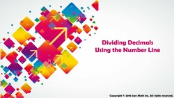 Dividing Decimals Using the Number Line Instructional Video