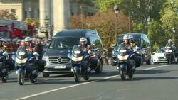 CLEAN : Funeral procession for French soldiers killed in Mali News Clip