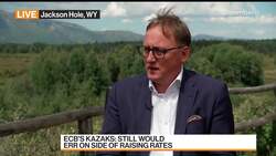 ECB's Kazaks: Any Rate Hikes Would Be 'Relatively Small' News Clip