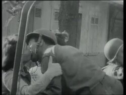 The Liberation of Paris, General Leclerc, Germans surrender, 25th August 1944 Stock Footage