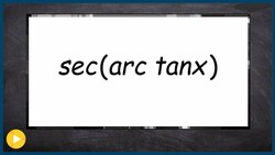 Exam Review Composition of trig function and inverse using x Instructional Video