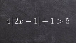 Summary for solving an absolute value inequality Instructional Video