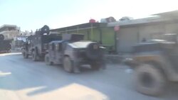 CLEAN : US soldiers and Kurdish forces deploy in Syria prison News Clip