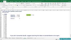 Statistics for Data Science and Business Analysis - Test for the Mean; Population Variance Known Instructional Video