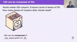 Composition of 100 in 50s, 25s and 20s Instructional Video