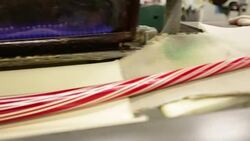 Making Candy Canes Stock Footage
