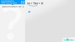 GCSE Secondary Maths Age 13-17 - Algebra: Expanding brackets - Explained Instructional Video