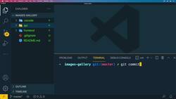 The Complete Practical Docker Guide - Initializing Git and GitHub for the Project Instructional Video