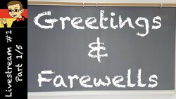 Greetings & Farewells - Learn German with Herr Antrim Livestream #1 Supercut 1/5 Instructional Video