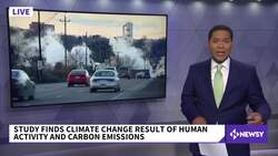 Study Finds Climate Change Result Of Human Activity, Carbon Emissions News Clip