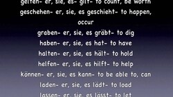 Irregular Present Tense Verbs - Deutsch lernen Instructional Video