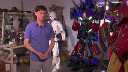 Family business making giant Transformers' costumes News Clip