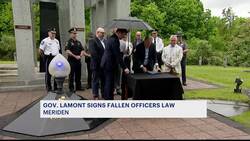 New law creates permanent 'Fallen Officer Fund' for CT police News Clip