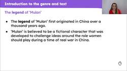 Understanding the genre of 'Mulan' Instructional Video
