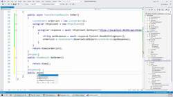 ASP.NET 6.0 - Build Hands-On Web Projects - Create GetOrder Action Methods Instructional Video