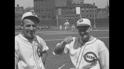 Cincinnati Reds' home opener against the Chicago Cubs, 1934 News Clip