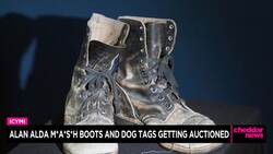 Alan Alda kept his boots and dog tags from 'M*A*S*H' for 40 years. Now he'll offer them at auction News Clip
