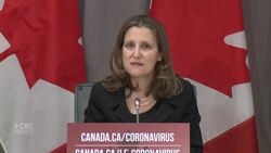 Freeland supports measures taken in Quebec and Toronto to keep people at home News Clip