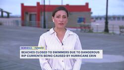 Hurricane Erin triggers swim ban at NYC beaches News Clip