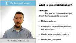 Marketing - What is Direct Distribution Instructional Video