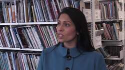 Priti Patel criticises Labour's immigration policy during London school visit News Clip